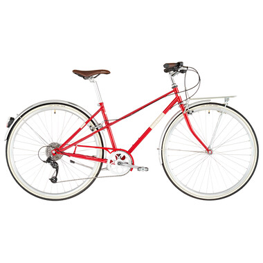 Bicicleta de paseo ORTLER BRICKTOWN LITE SWING TRAPEZ Rojo 0